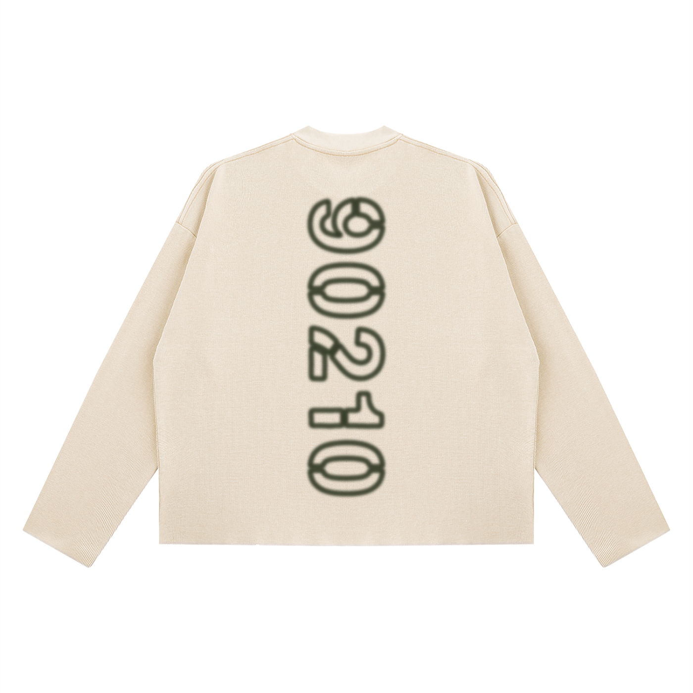 90210 vintage wash waffle long sleeve