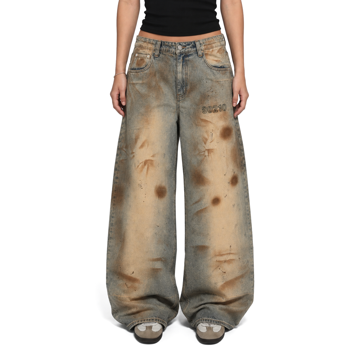 90210 barrel leg jeans