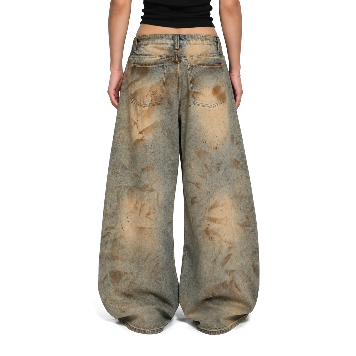 90210 barrel leg jeans