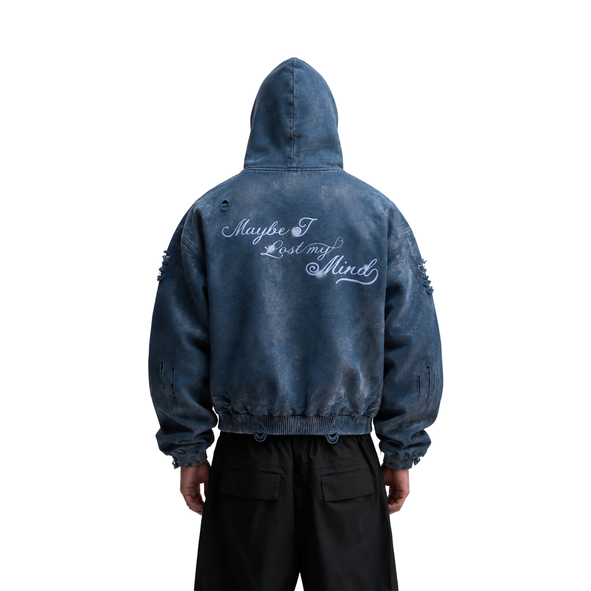 maybe i lost my mind zip hoodie