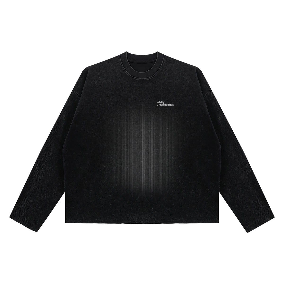 music money fashion waffle long sleeve