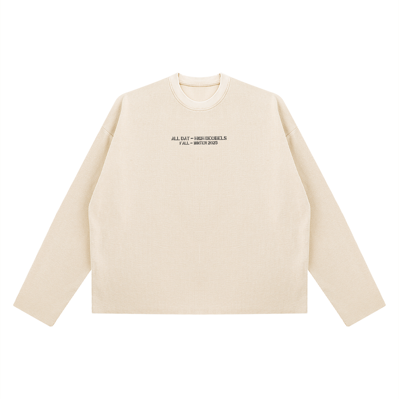 90210 vintage wash waffle long sleeve