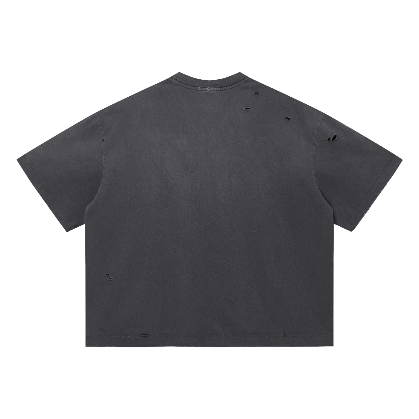 washed distressed boxy tee