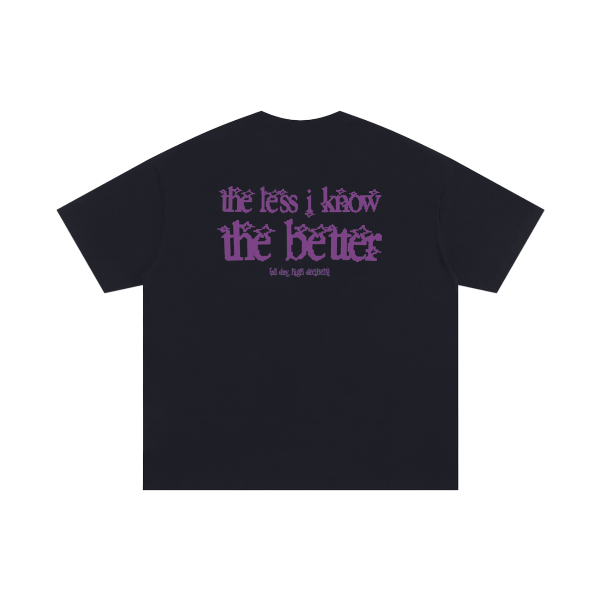the less i know the better oversized tee
