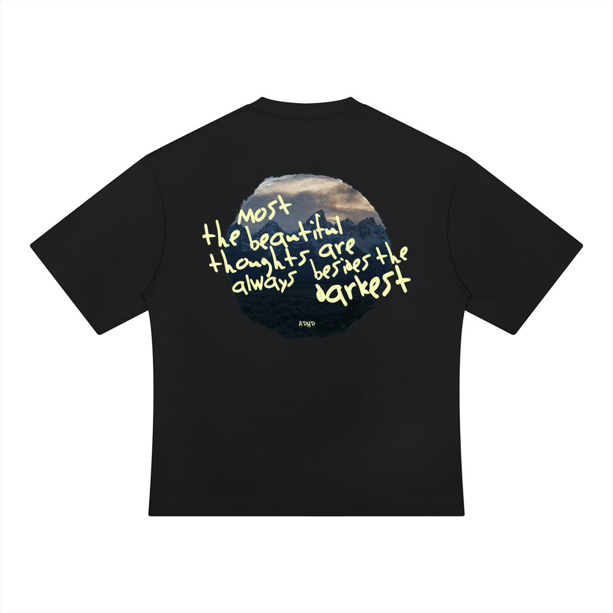 beautiful thoughts oversized tee, detail 1
