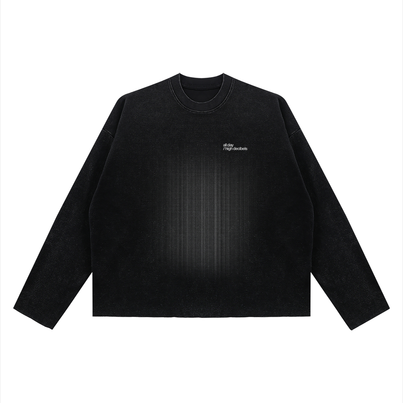 music money fashion waffle long sleeve