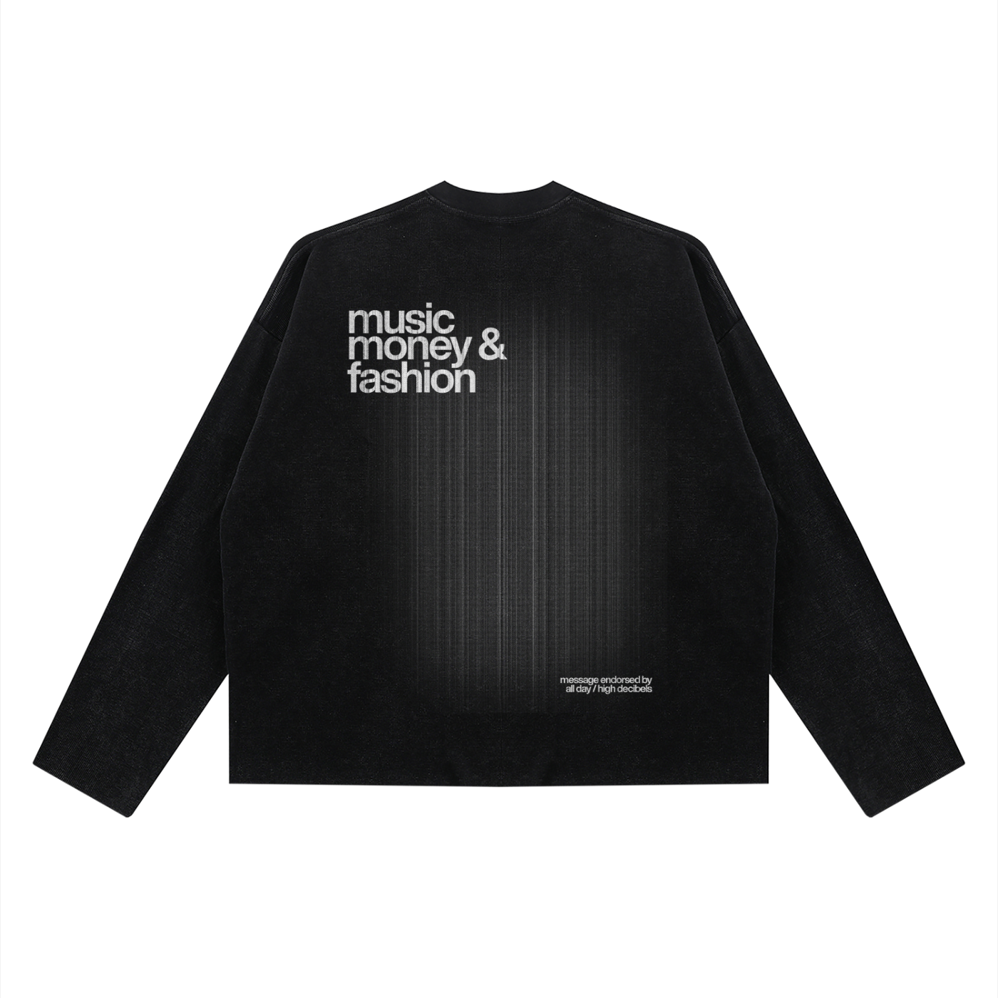 music money fashion waffle long sleeve