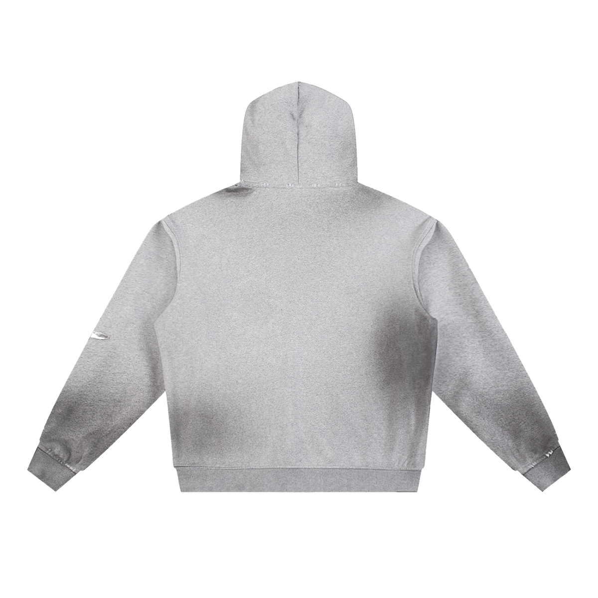 sunfade frayed hoodie